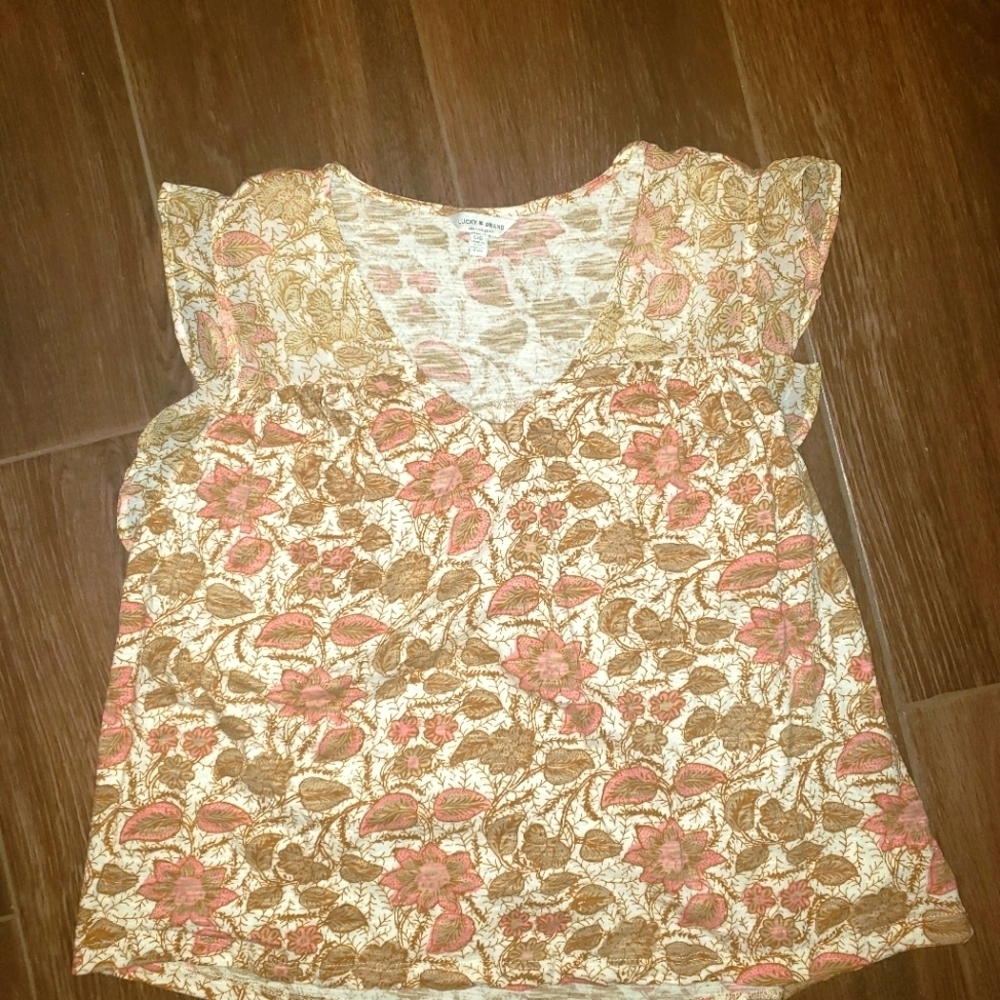 LUCKY BRAND WOMEN'S TOP SZ LARGE